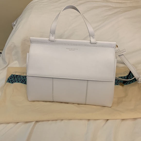 Tory Burch Flat White Crossbody Bag - Picture 4 of 7